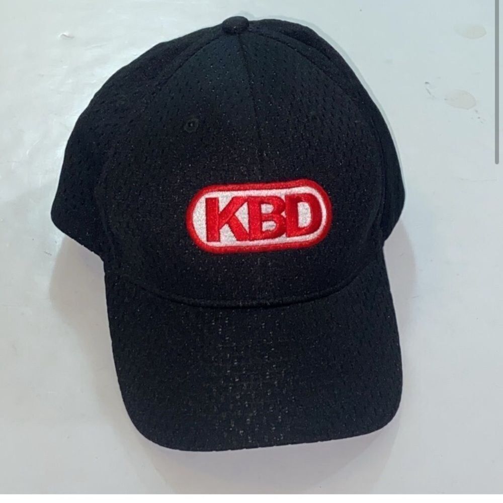 The Game PRO Black Cap with Red KBD Logo Unisex Size L